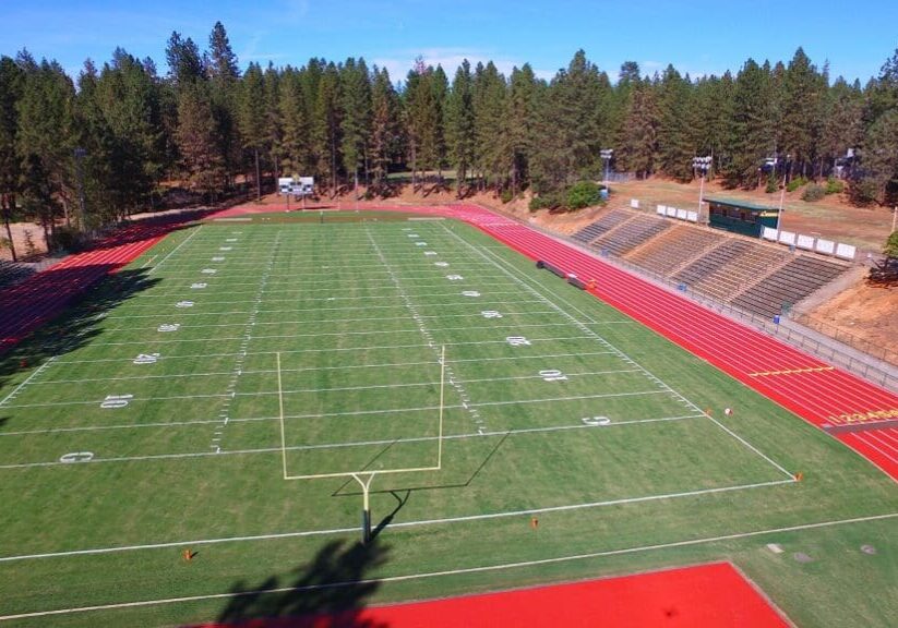 PHS day 55 aerial view from endzone